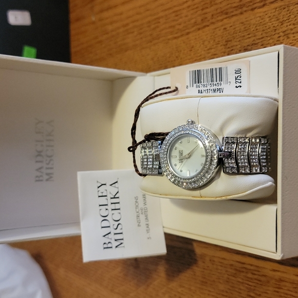 Badgley Mischka Diamond Watch - Picture 1 of 4